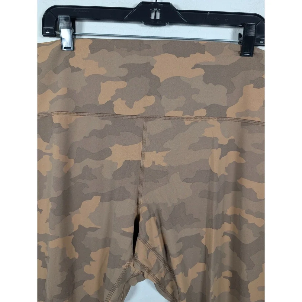 Lululemon Pants Women Plus 20 Brown Cameo Wunder Train Tight Activewear Leggings